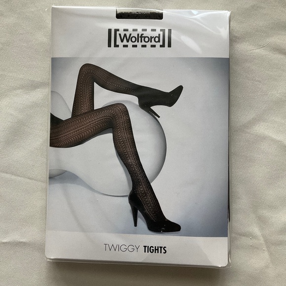 Wolford Accessories - Wolford Twiggy Tights Size Medium Mocha